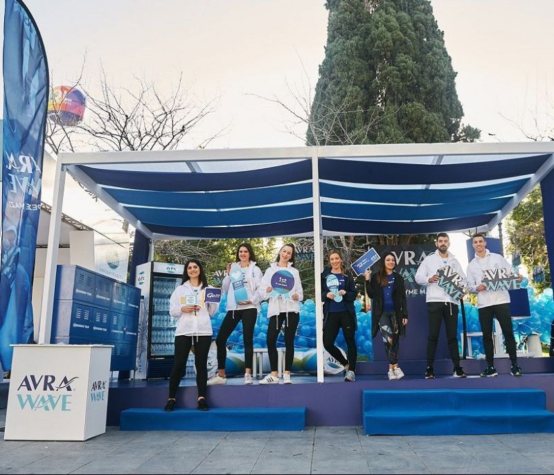 Ημιμαραθώνιος Αθήνας 2019: To Φυσικό Μεταλλικό Νερό ΑΥΡΑ έδωσε δυναμικό «παρών» με το AVRA WAVE