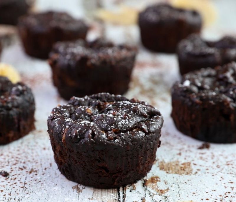 Φτάξε εύκολα muffins με μπανάνα και blueberries