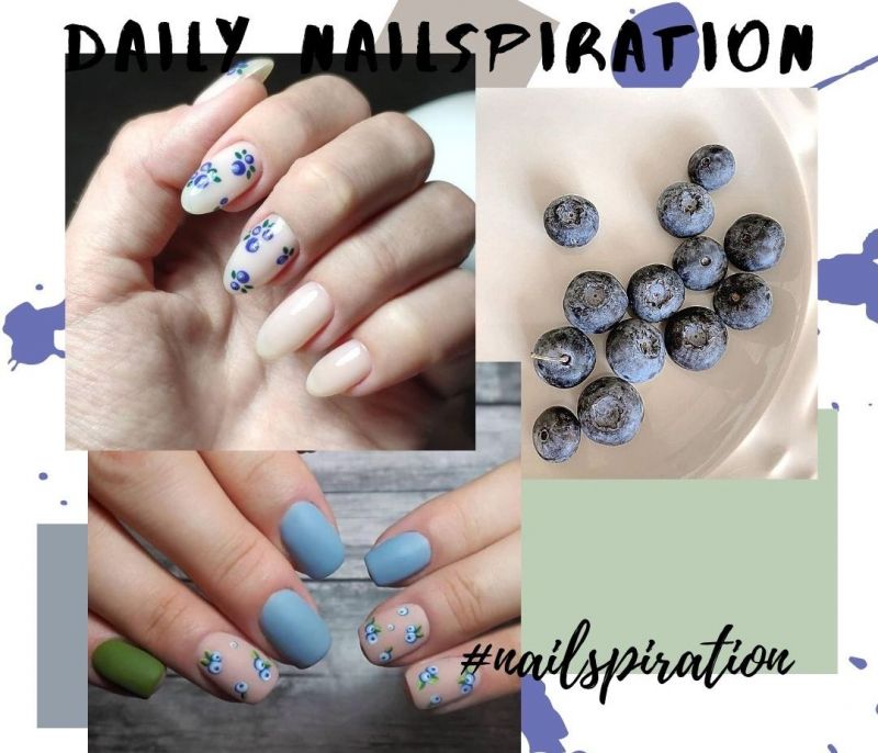 Τα #BlueberryNails είναι ένα nail art που δεν θα σκεφτόμασταν να κάνουμε...