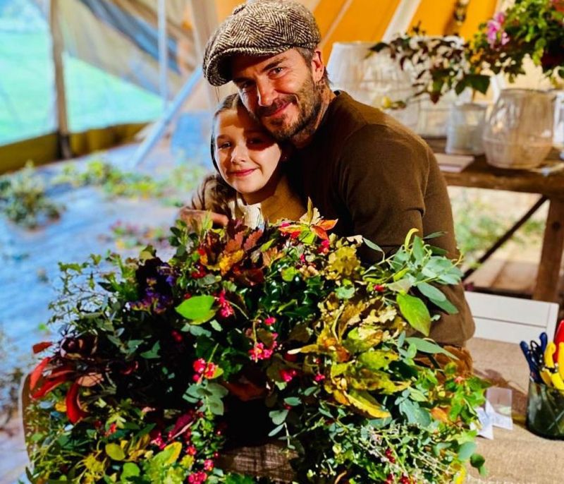 Ο David Beckham ποζάρει με τη Harper και το Instagram βγαίνει «εκτός εαυτού»