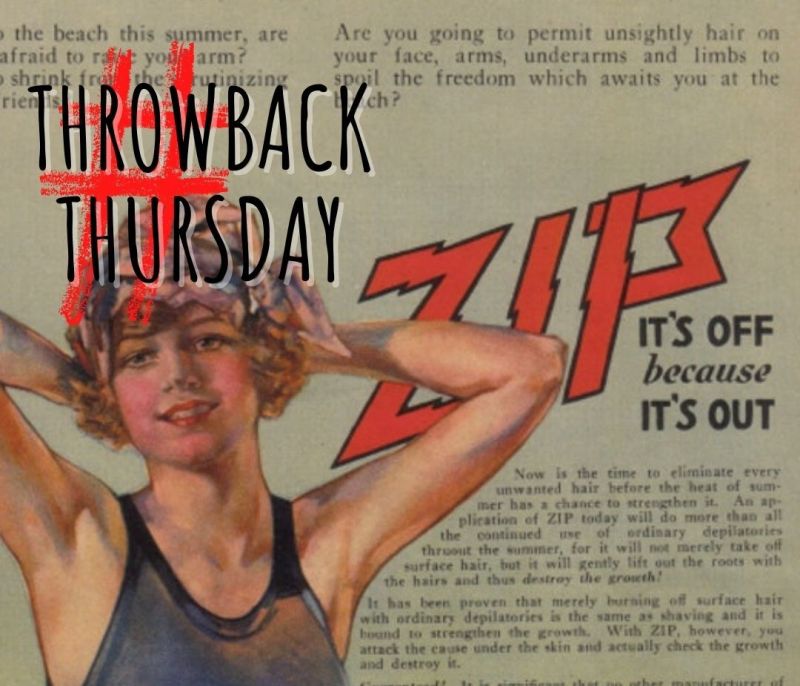 #tbt Το γυναικείο ξύρισμα έχει τη δική του, πολύ ενδιαφέρουσα ιστορία