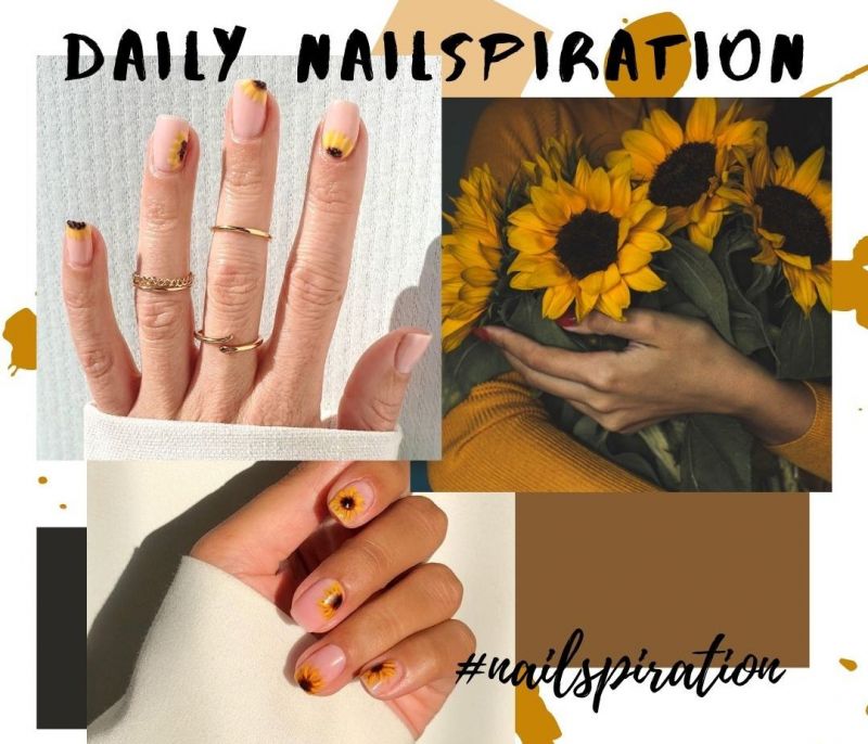 #SunflowerNails είναι τα νύχια στολισμένα με ηλίανθους και θα τα λατρέψεις