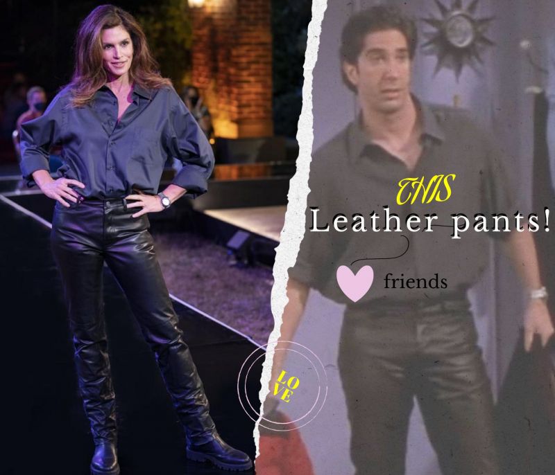 Φιλαράκια: H Cindy Crawford φόρεσε ΑΥΤΟ το παντελόνι του Ross Geller!