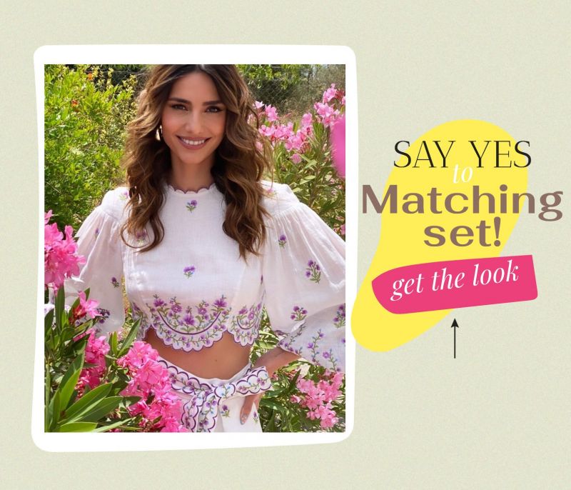 Copy the look: Η Ηλιάνα Παπαγεωργίου έβαλε το ωραιότερο matching set