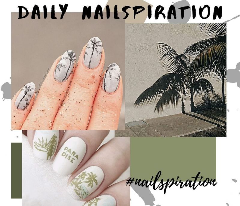 #PalmTreeNails το πιο καλοκαιρινό nail art είναι ό, τι πρέπει για το Σάββατο
