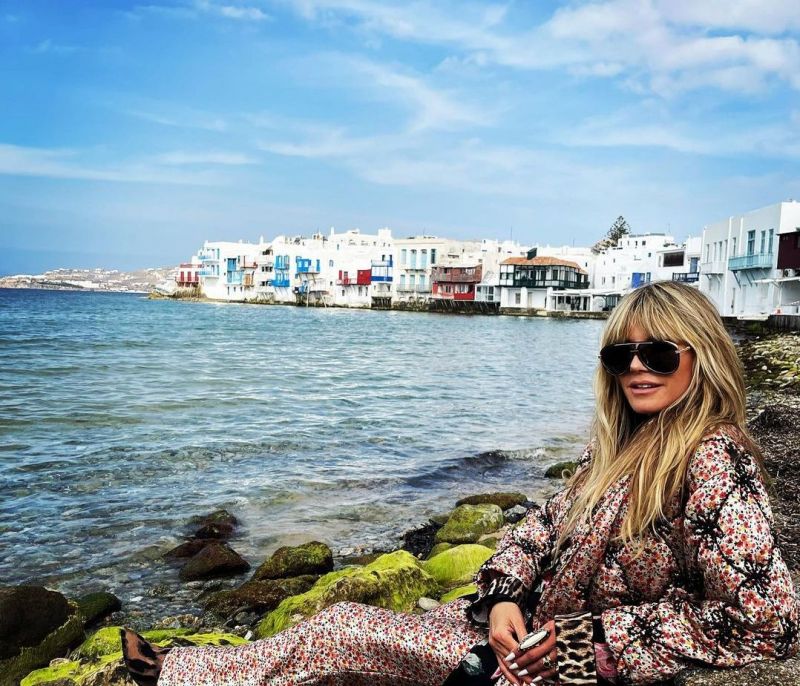 Heidi Klum και Kylie Minogue χαλαρώνουν στη Μύκονο! Τα γυρίσματα του GNTM συνεχίζονται