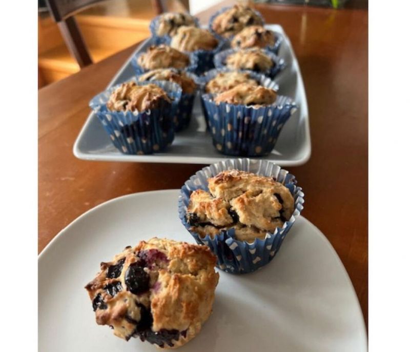 Πανεύκολη συνταγή για Banana Blueberry muffins και θα κερδίσετε τις εντυπώσεις