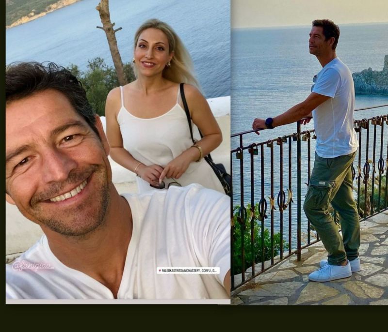 Απόστολος Ρουβάς: Το ταξίδι με την σύντροφό του στην Κέρκυρα – Η Φανή γνώρισε τους γονείς του