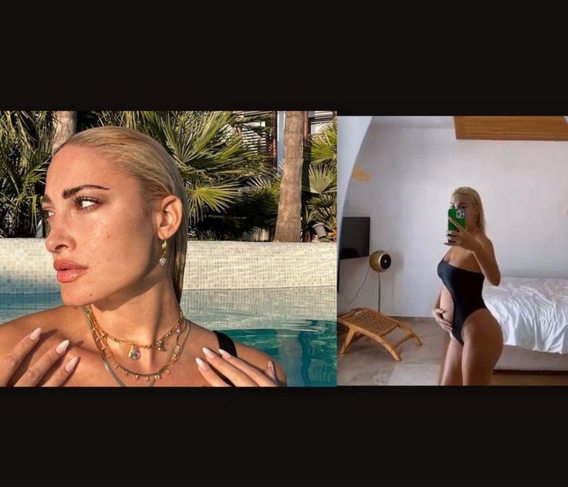 Ιωάννα Τουνη: Έβαλε το πιο stylish μαγιό και δείχνει τη φουσκωμένη της κοιλίτσα (video)