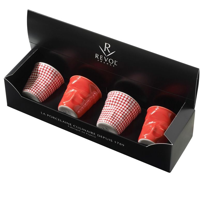 Espresso σε κόκκινο φόντο