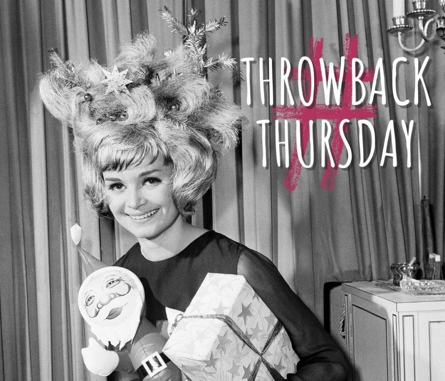 #tbt Στα 60’s δεν ήσουν fashionable την Πρωτοχρονιά χωρίς ένα χριστουγεννιάτικο δέντρο στα μαλλιά
