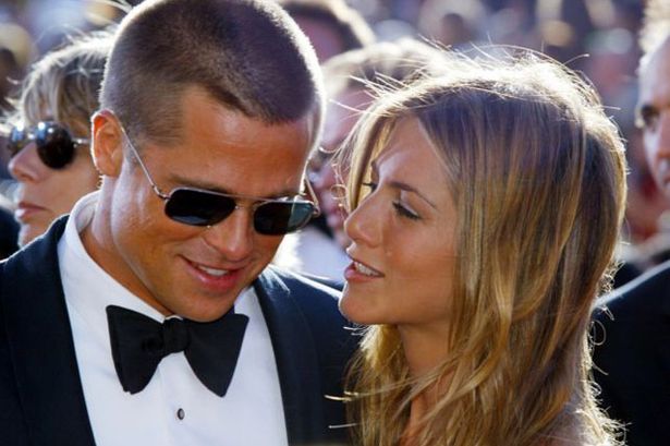 Brad Pitt with Jennifer Aniston cf8ea