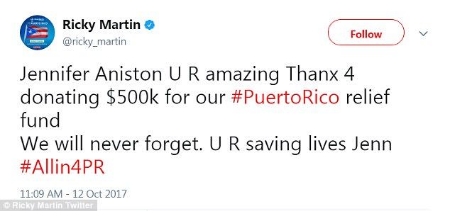 4545DFDD00000578 4975686 Gratitude The La Vida Loca singer took to social media to thank a 134 1507848462170
