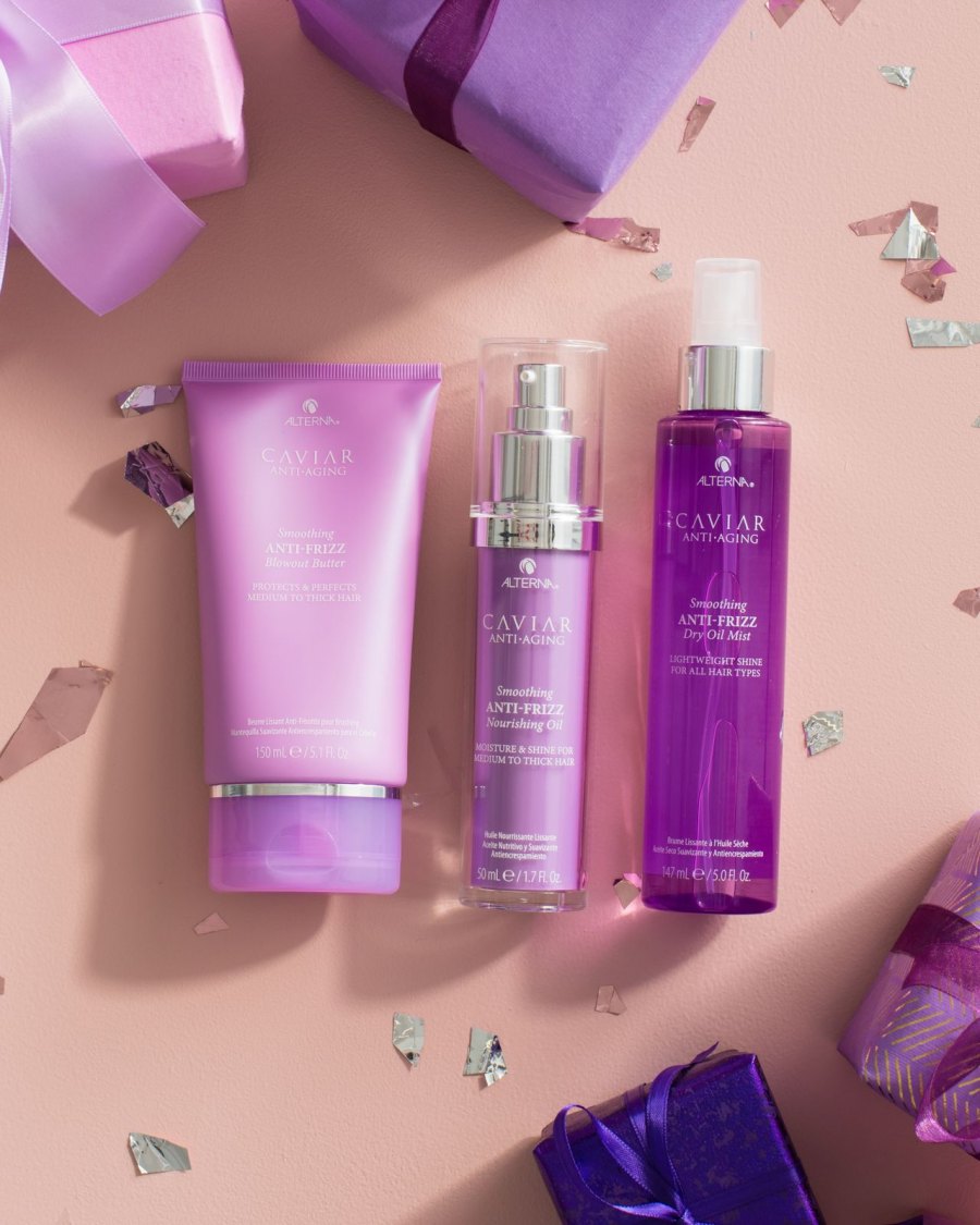 Anti Frizz Products with Packages