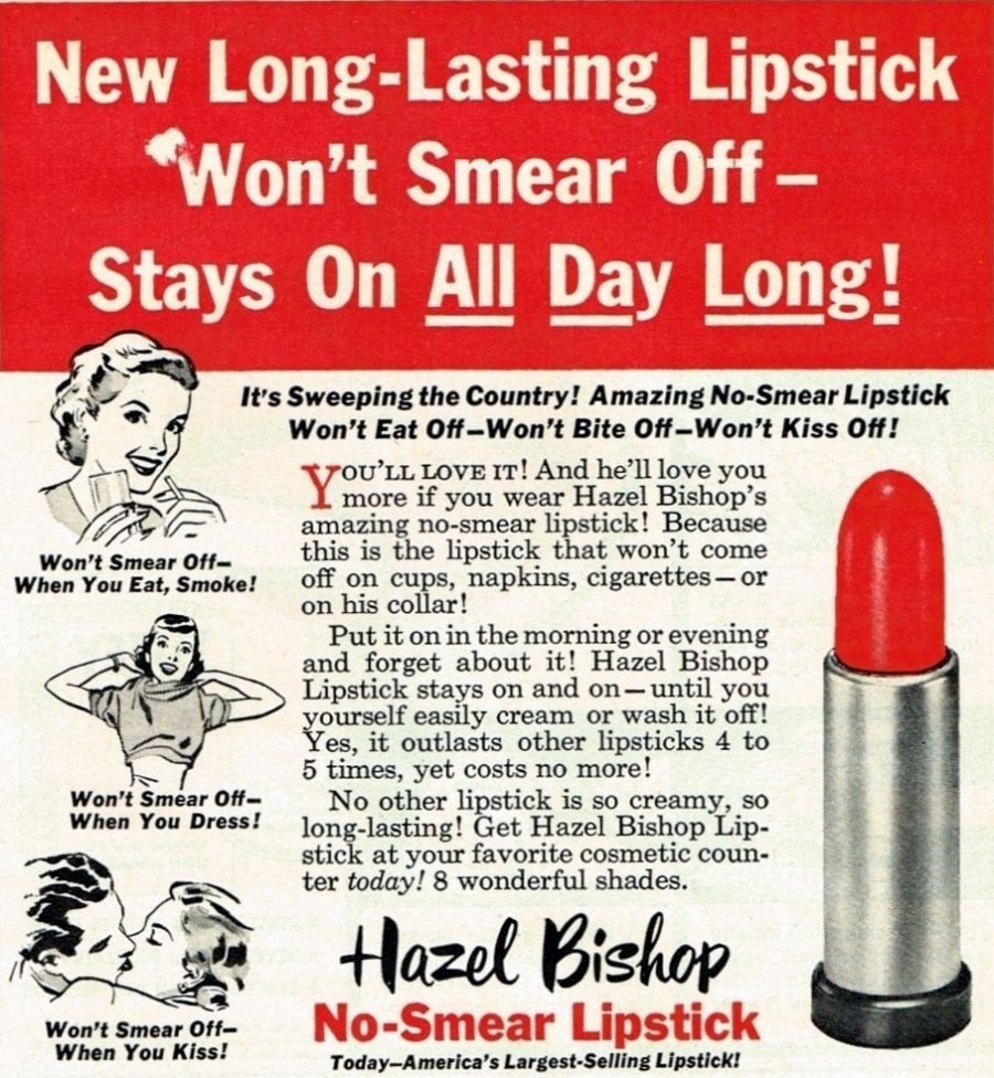 HAZEL BISHOP LONG LAST LIPSTICK DIAFIMISI