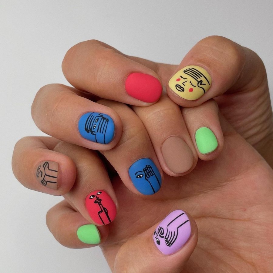 solovey nail art