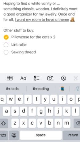 list