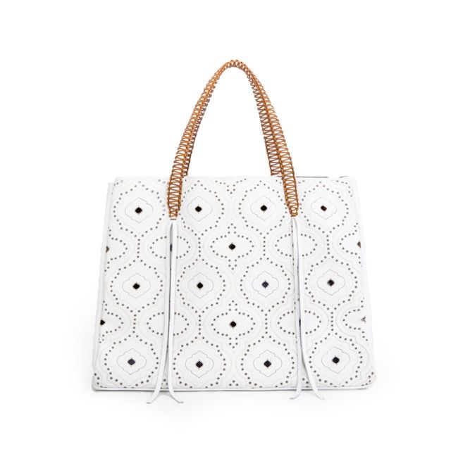 6.Callista Crafts SS15 tote laser morocco white 34f4e
