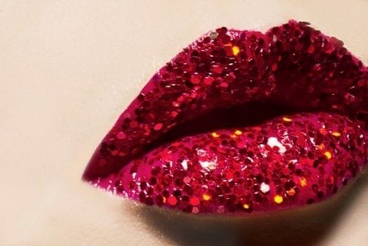 Red Glitter Lips f366c