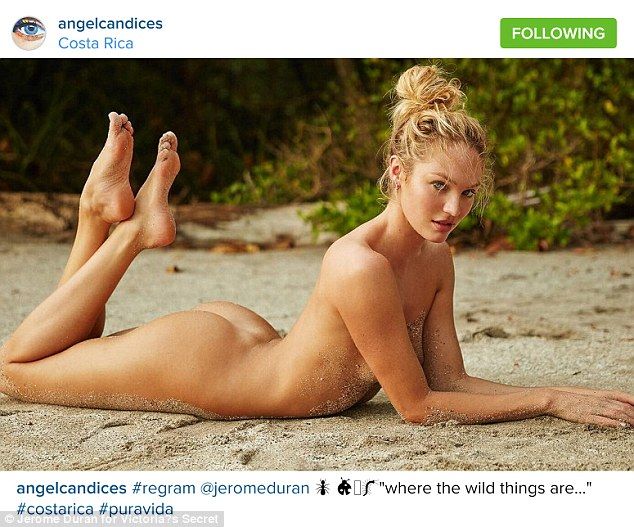 30110EF900000578 0 Baring it all Victoria s Secret model Candice Swanepoel has post m 41 1452561131555 aa17d