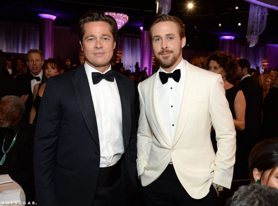 Brad Pitt Ryan Gosling nearly gave us heart palpitations snap e8c4a