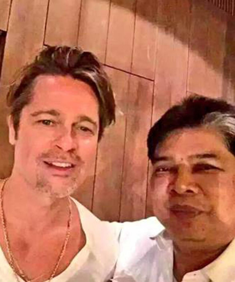 1454647516239 Brad with tattoo artist 819c2