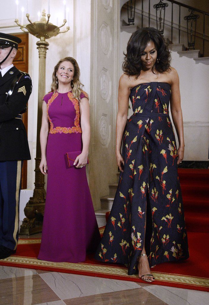 Michelle Obama Jason Wu Gown Canada State Dinner 2016 2 ee450