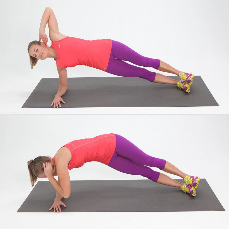 Side Elbow Plank Twist aacf1
