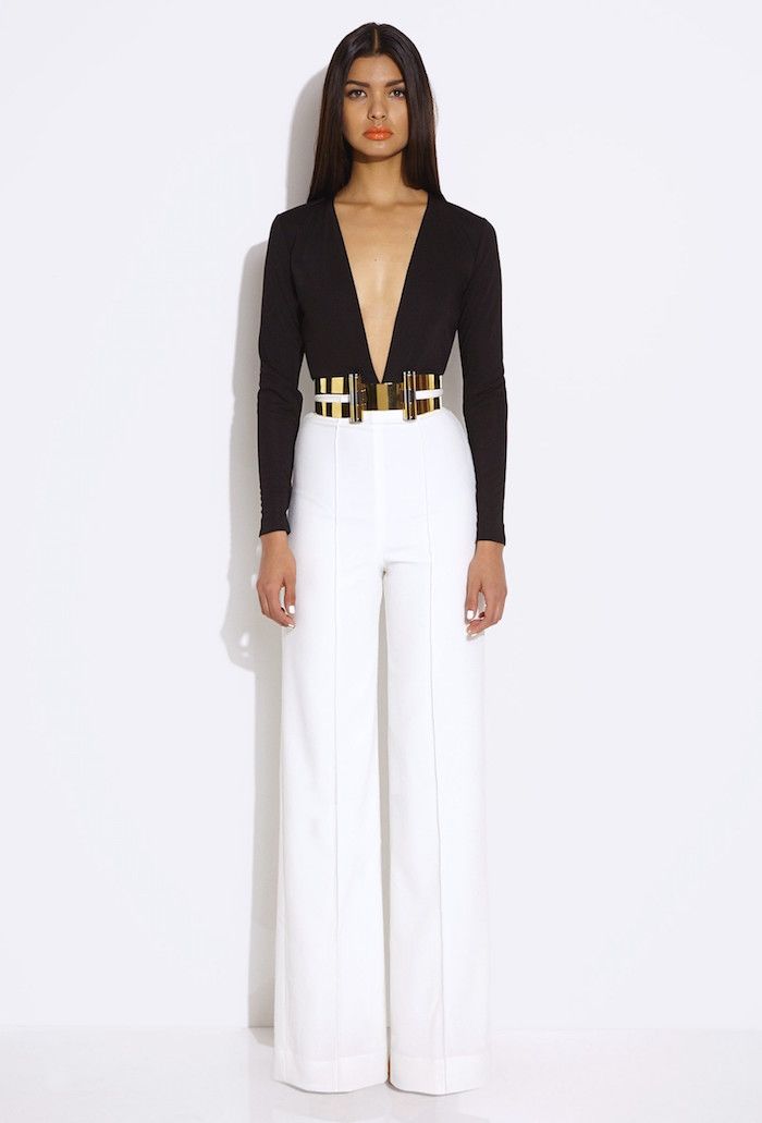 ruthie bodysuit black laurent cream 1 3 e33bc