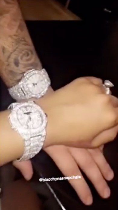 blac chyna rob kardashian matching jewelry snapchat kim kardashian robbery 0