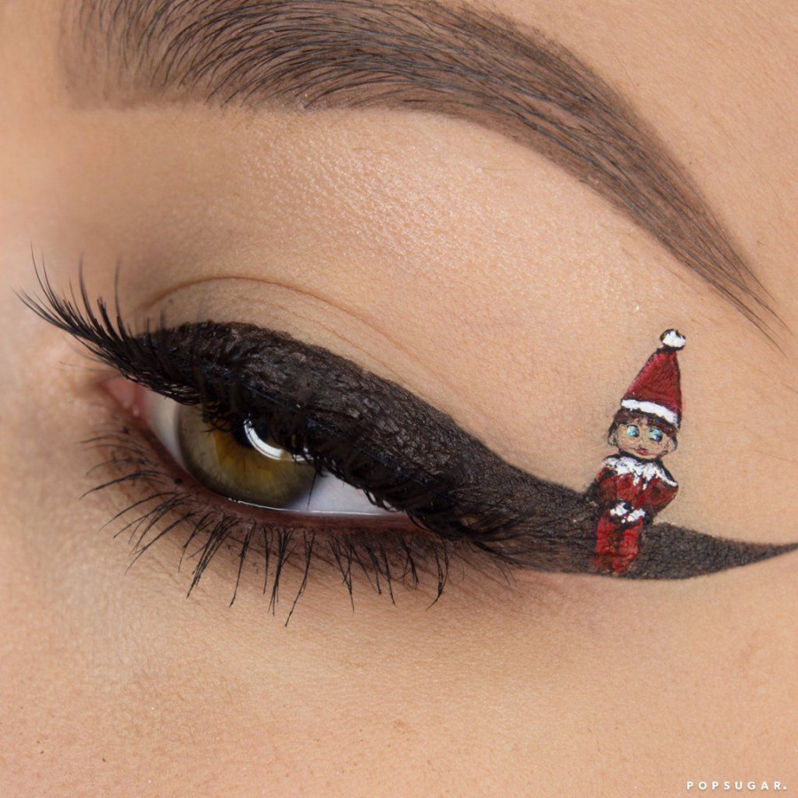 Elf Shelf Eyeliner Art