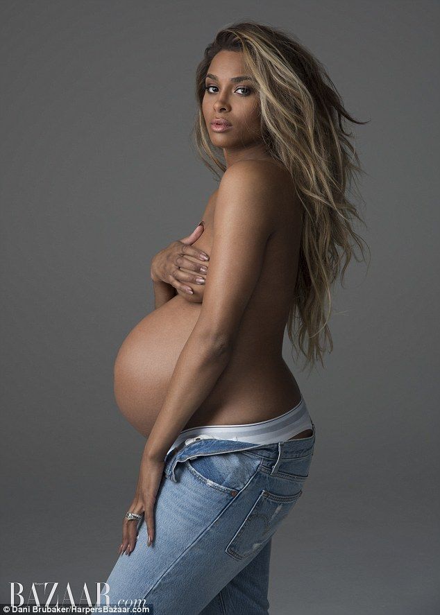 3E0B92CE00000578 4290552 Counting down to baby Ciara posed topless for the new issue of H m 19 1488908725087