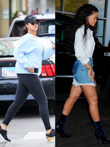 rihannas booty transformation see sexy pics of her after hitting the gym post