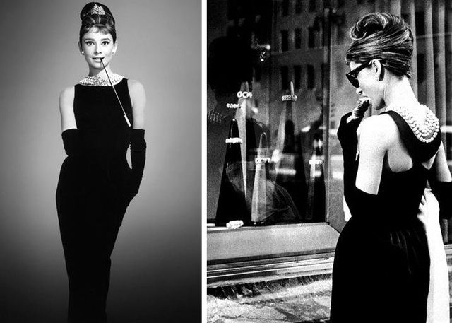 Audrey Hepburn Breakfast at Tiffanys black givenchy dress