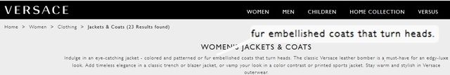 versace site 15 march