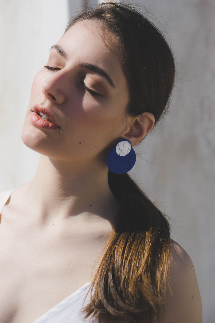 LimeLight jewelry collection by Katerina Sfinari summer stud earrings