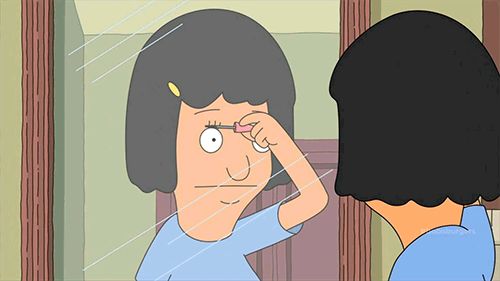 mascara GIF CARTOON