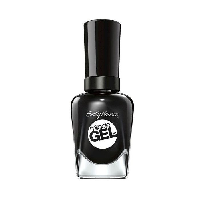 Sally Hansen Miracle Gel Nail Polish sthn apoxrvsh Blacky O