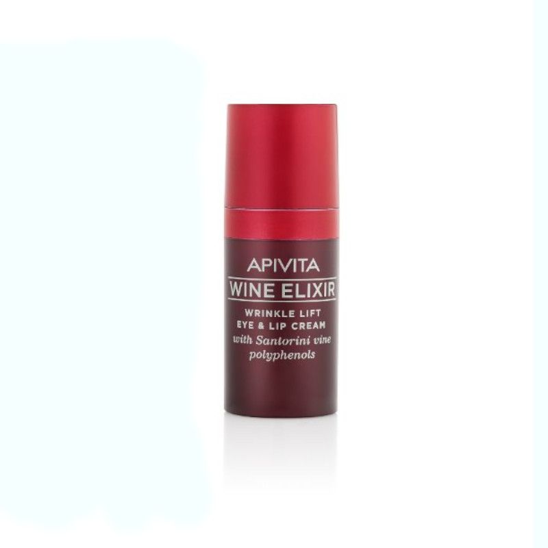 APIVITA WINE ELIXIR ΑΝΤΙΡΥΤΙΔΙΚΗ ΚΡΕΜΑ LIFTING ΓΙΑ ΤΑ ΜΑΤΙΑ ΤΑ ΧΕΙΛΗ