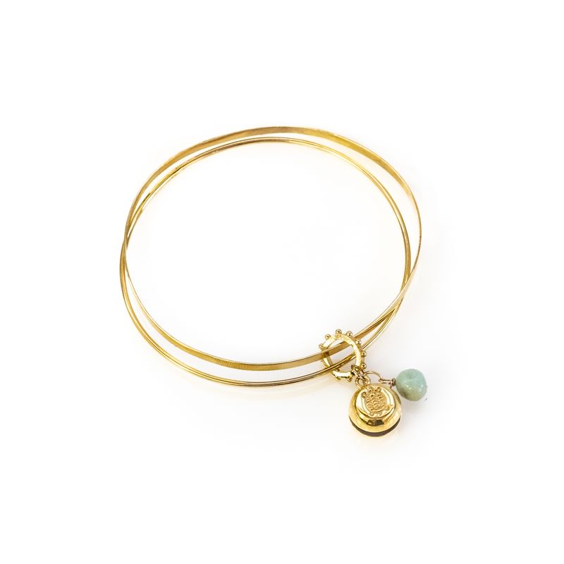 3rd floor handmade jewellery turtle luck bracelet gold