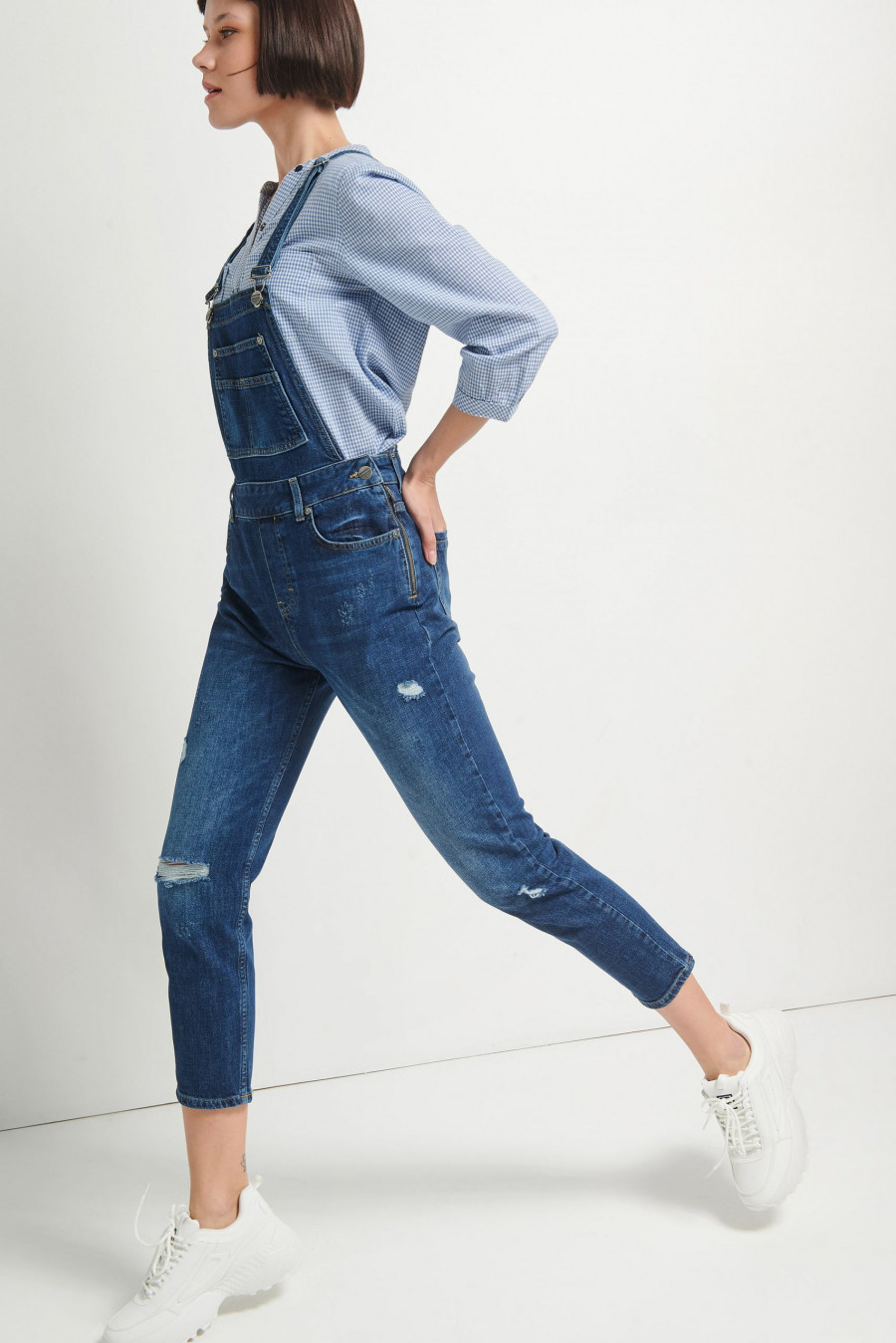 denim salopeta
