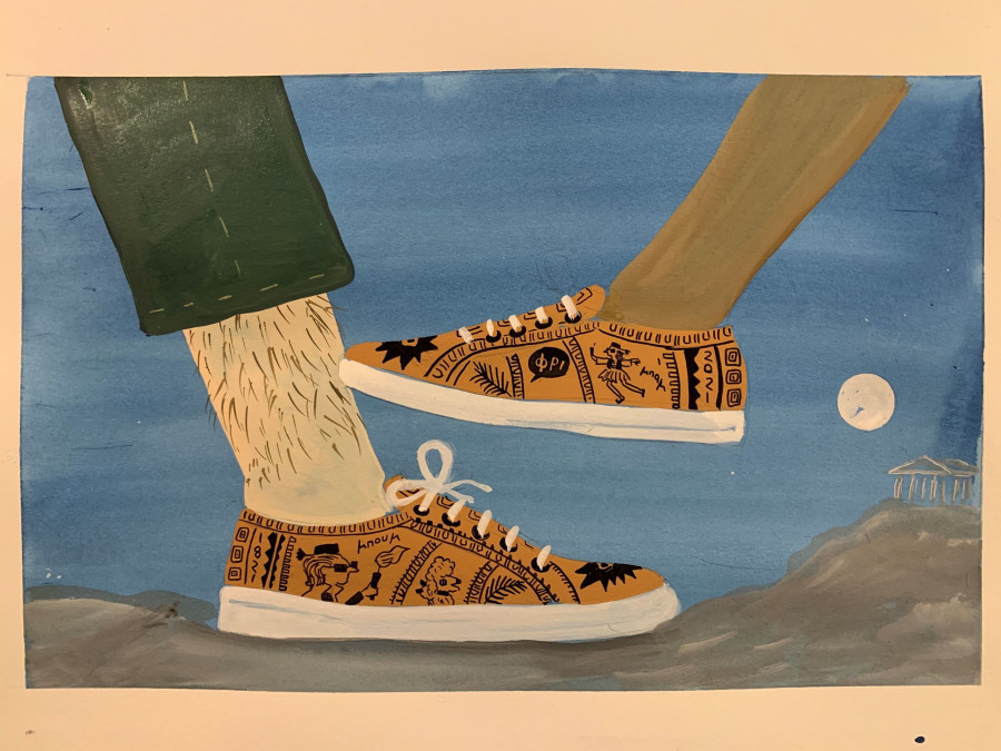 Superga x Konstantin Kakanias painting