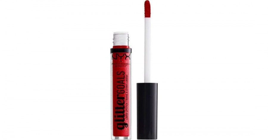 nyx glitter goals liquid lipstick quartz 3ml