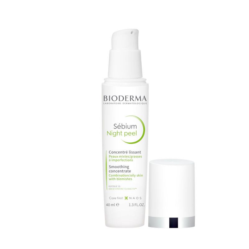 BIODERMA SEBIUM NIGHT PEEL SMOOTHING CONCENTRATE