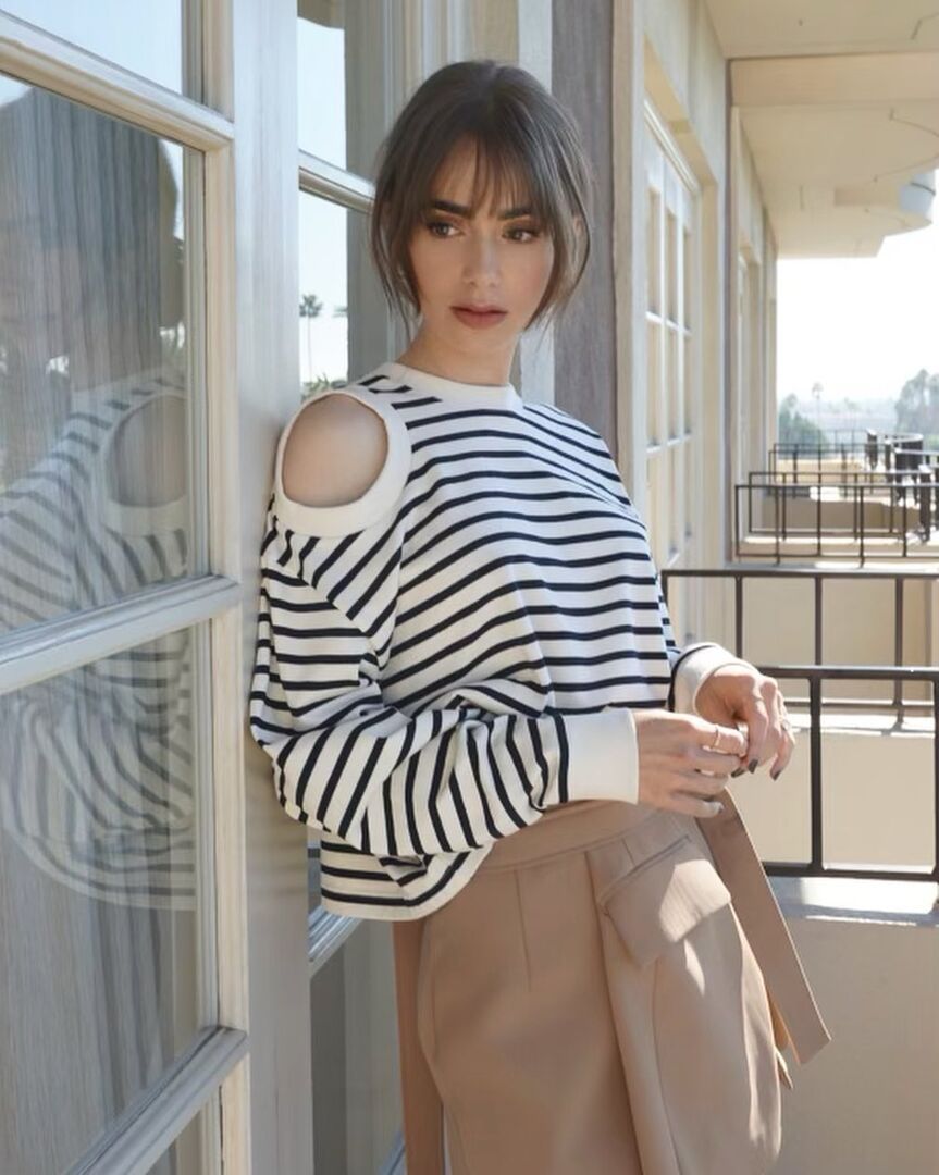 lily collins french style instagram10
