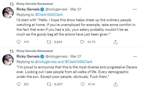 ricky gervais oscars slam
