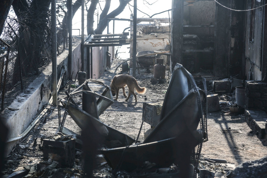Post fire at Mati