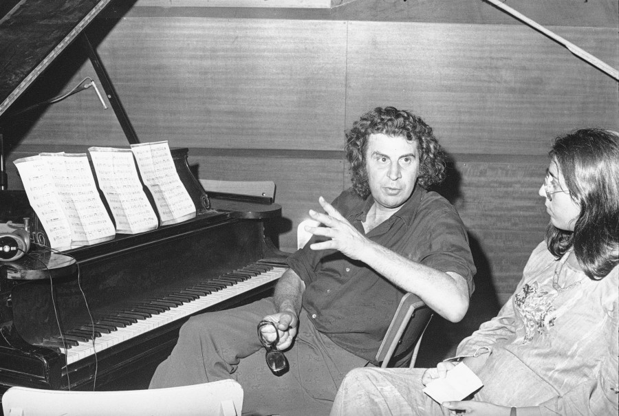 Greece Obit Theodorakis